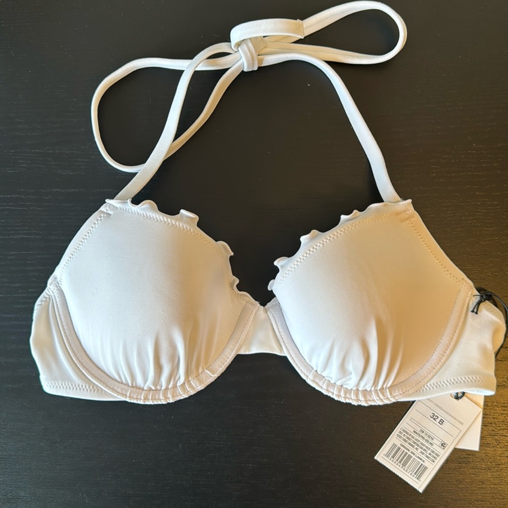 White Bikini Top
